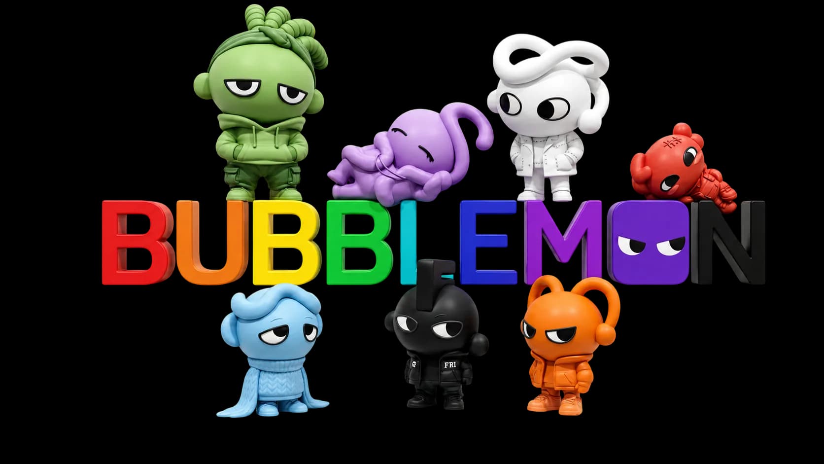BUBBLEMON characters
